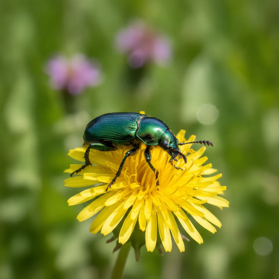 Thick-legged Flower Beetle thumbnail