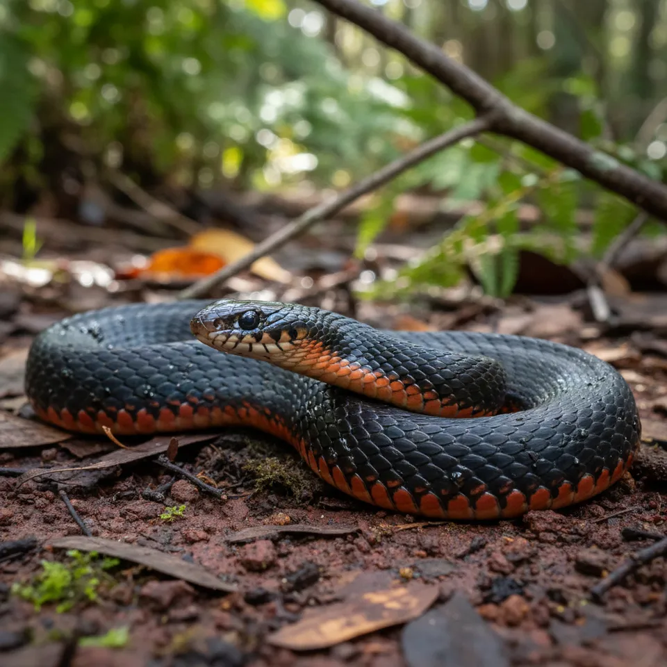 Red-bellied Black Snake thumbnail