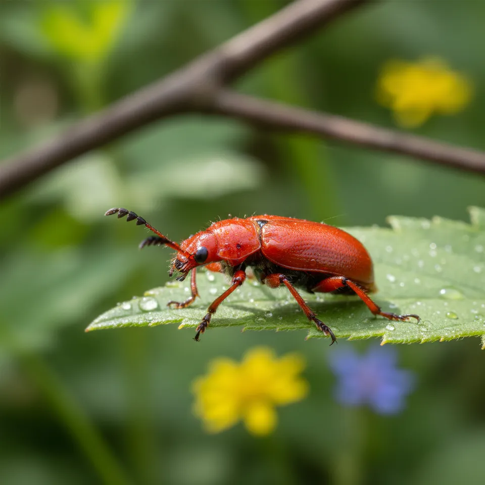 Red-headed Cardinal Beetle thumbnail